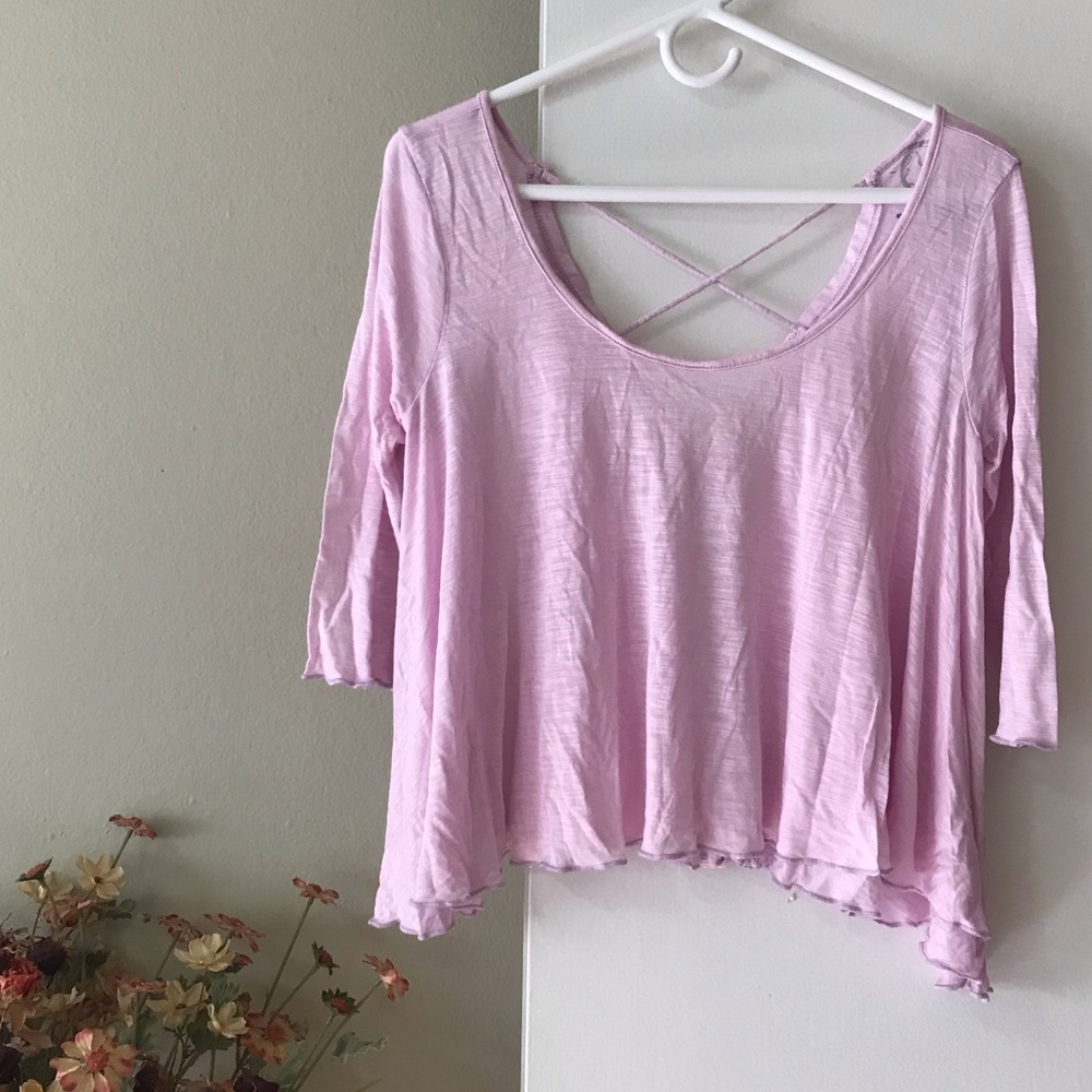 Blue Life cropped Top size XS